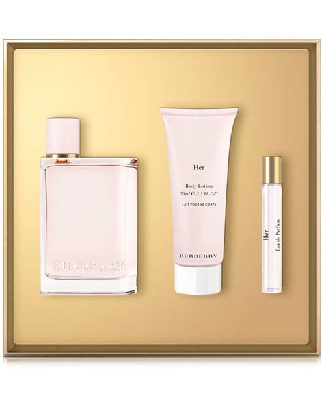 burberry women set|macy's burberry gift set.